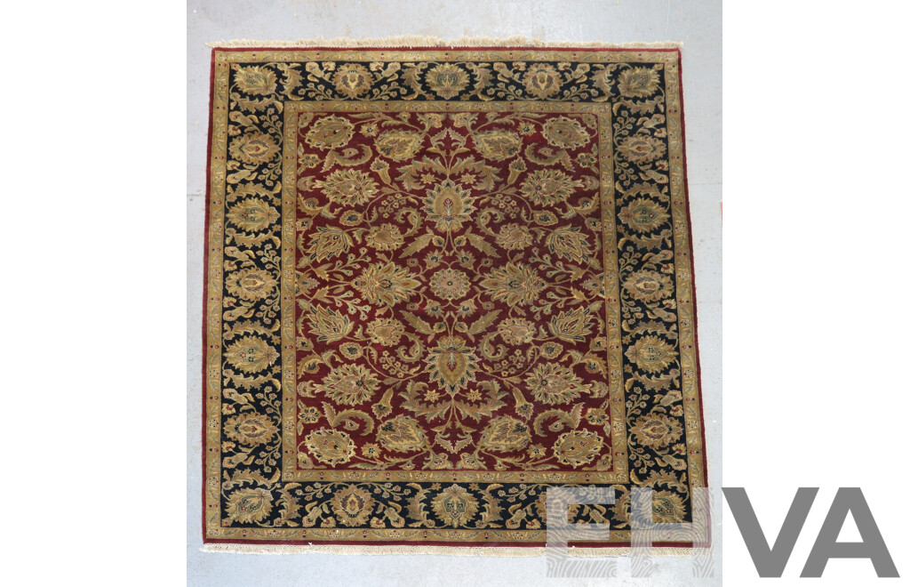 Large Hand Knotted Thick Wool Persian Mains Carpet, Purchase Cadrys