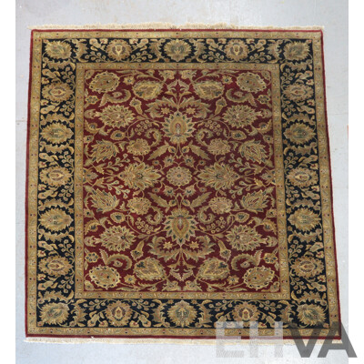 Large Hand Knotted Thick Wool Persian Mains Carpet, Purchase Cadrys