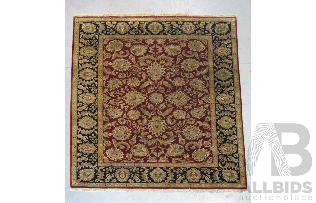 Large Hand Knotted Thick Wool Persian Mains Carpet, Purchase Cadrys