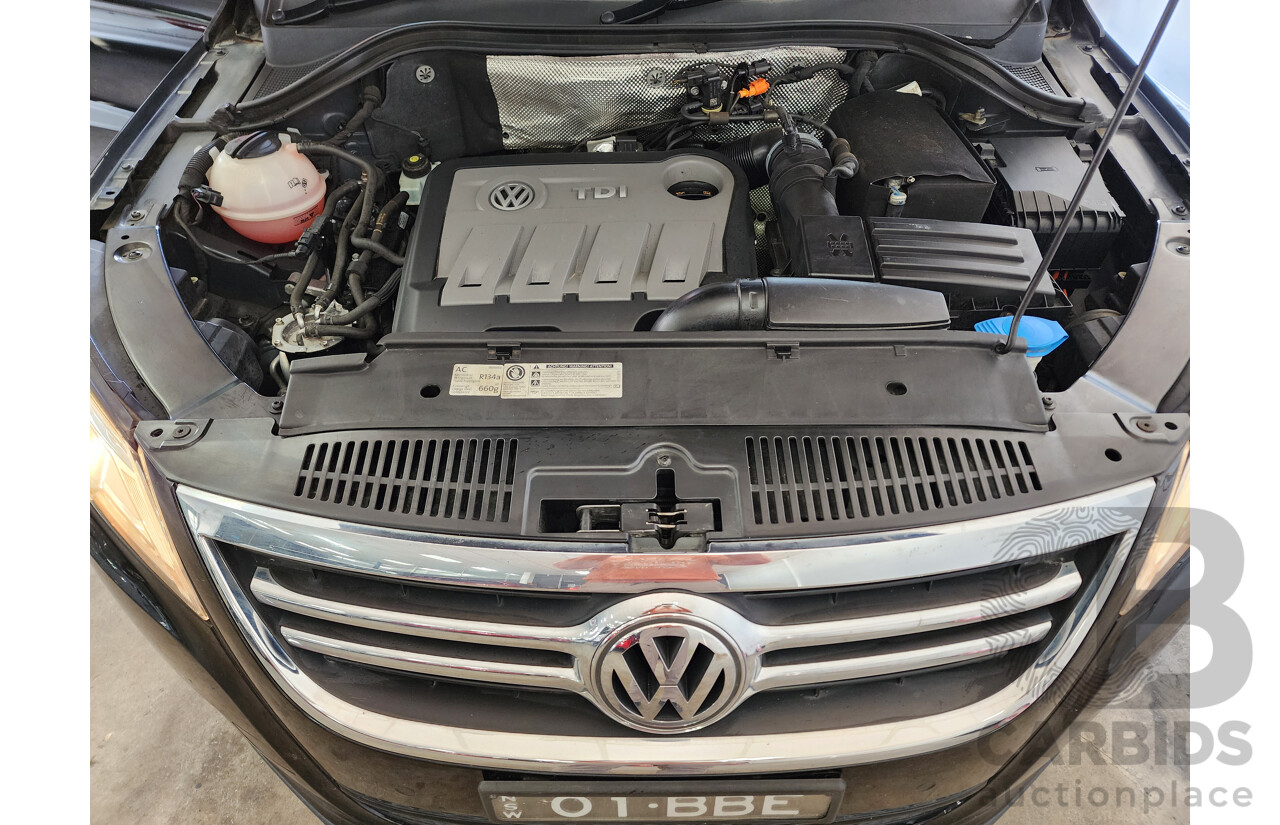 6/2011 Volkswagen Tiguan 103 TDI 5NC MY11 4d Wagon Black 2.0L