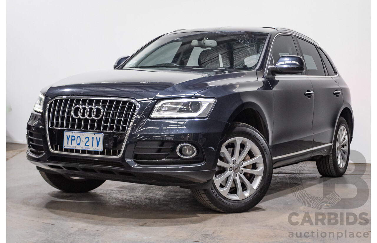 11/2014 Audi Q5 2.0 TDI Quattro (AWD) 8R MY15 4D Wagon Moonlight Blue Turbo Diesel 2.0L