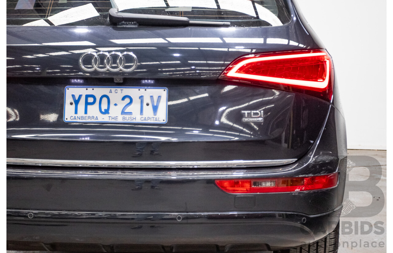11/2014 Audi Q5 2.0 TDI Quattro (AWD) 8R MY15 4D Wagon Moonlight Blue Turbo Diesel 2.0L