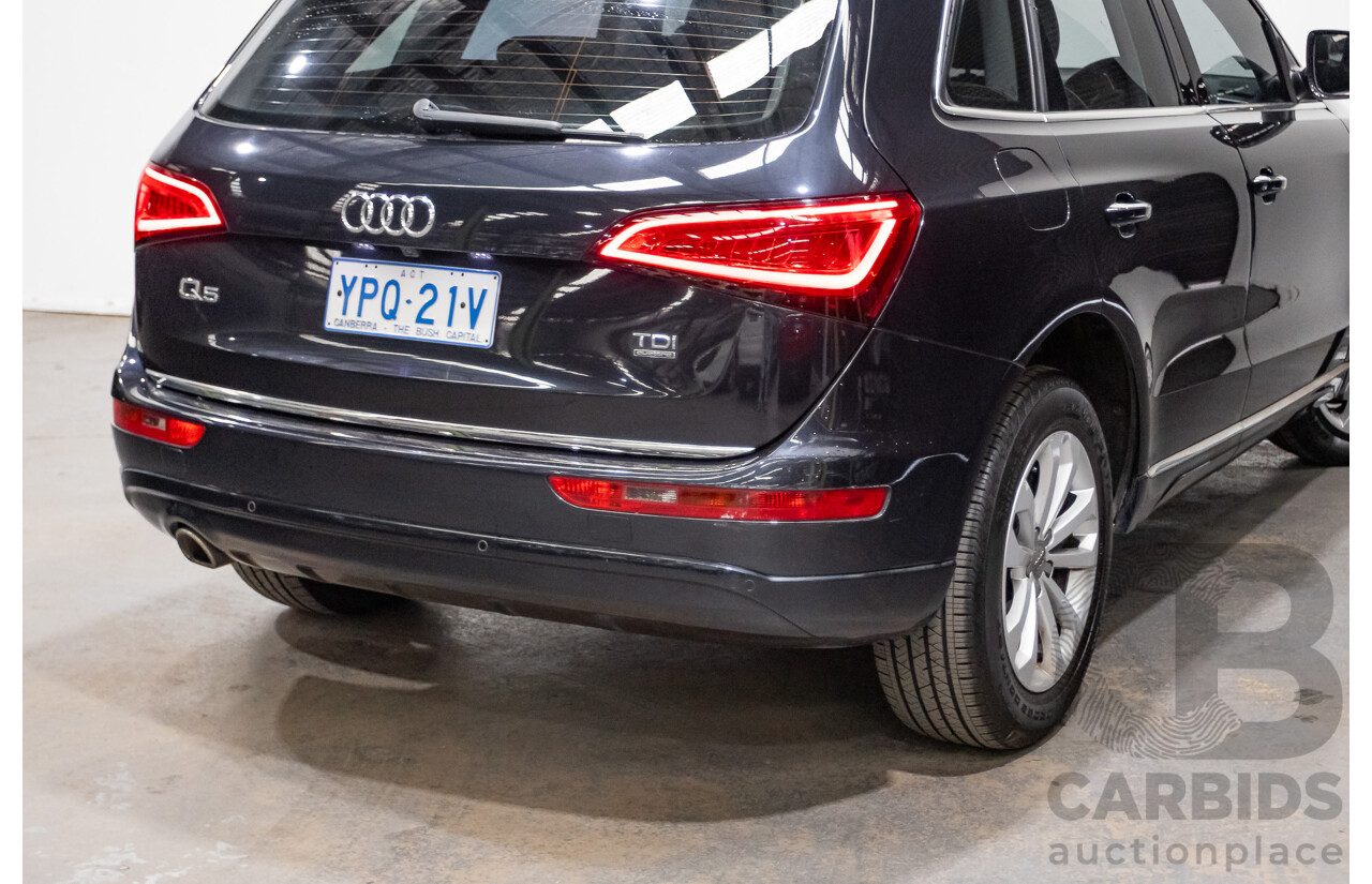 11/2014 Audi Q5 2.0 TDI Quattro (AWD) 8R MY15 4D Wagon Moonlight Blue Turbo Diesel 2.0L
