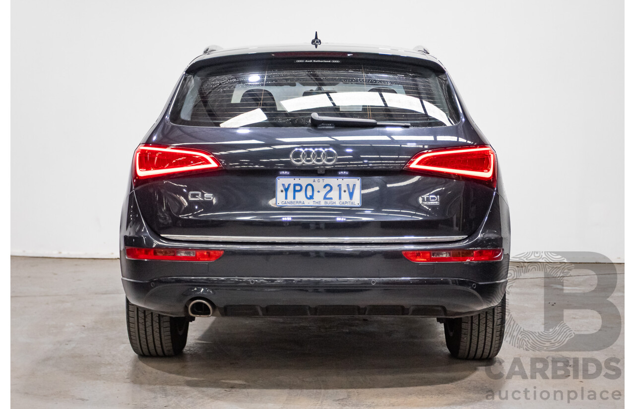 11/2014 Audi Q5 2.0 TDI Quattro (AWD) 8R MY15 4D Wagon Moonlight Blue Turbo Diesel 2.0L