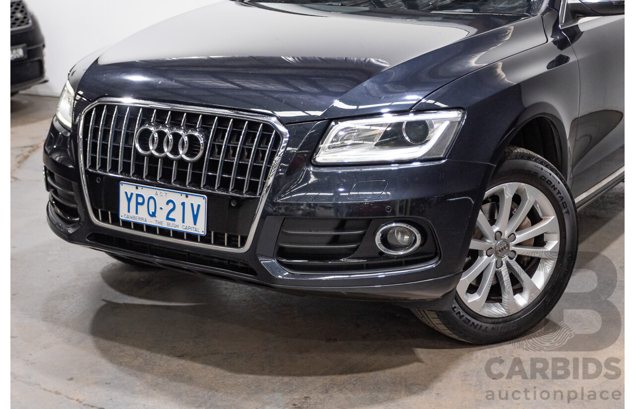11/2014 Audi Q5 2.0 TDI Quattro (AWD) 8R MY15 4D Wagon Moonlight Blue Turbo Diesel 2.0L