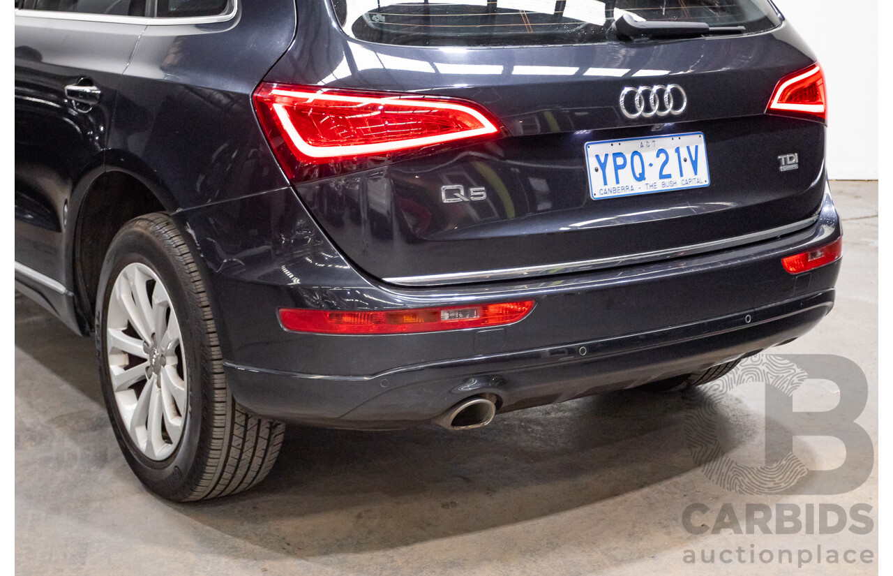 11/2014 Audi Q5 2.0 TDI Quattro (AWD) 8R MY15 4D Wagon Moonlight Blue Turbo Diesel 2.0L
