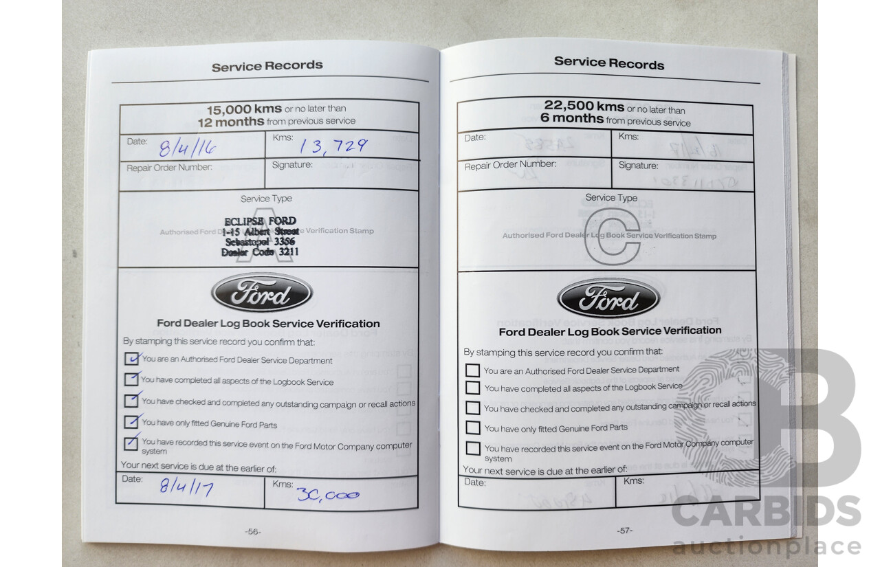 2/2015 Ford Falcon (lpi) FG X 4d Sedan Silver 4.0L