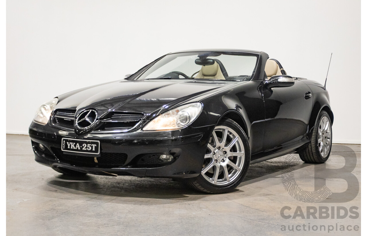 11/2006 Mercedes-Benz SLK 280 R171 2d Convertible Obsidian Black 3.0L
