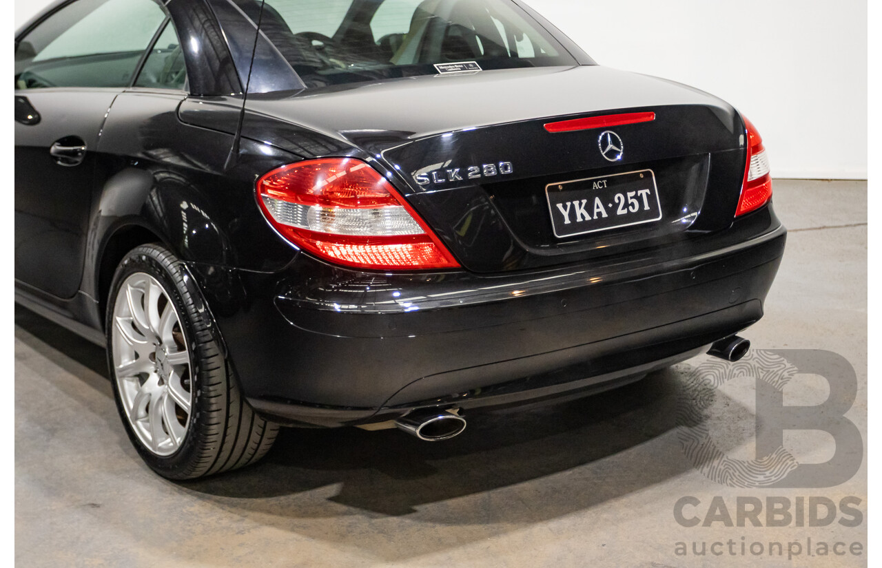 11/2006 Mercedes-Benz SLK 280 R171 2d Convertible Obsidian Black 3.0L