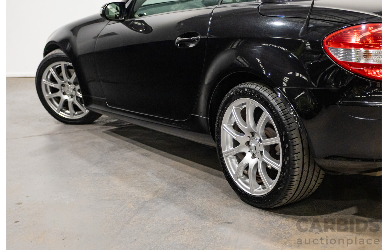 11/2006 Mercedes-Benz SLK 280 R171 2d Convertible Obsidian Black 3.0L