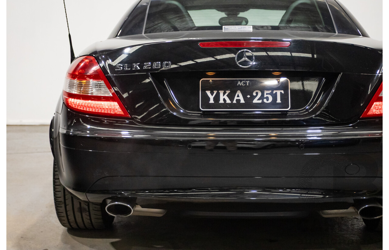 11/2006 Mercedes-Benz SLK 280 R171 2d Convertible Obsidian Black 3.0L