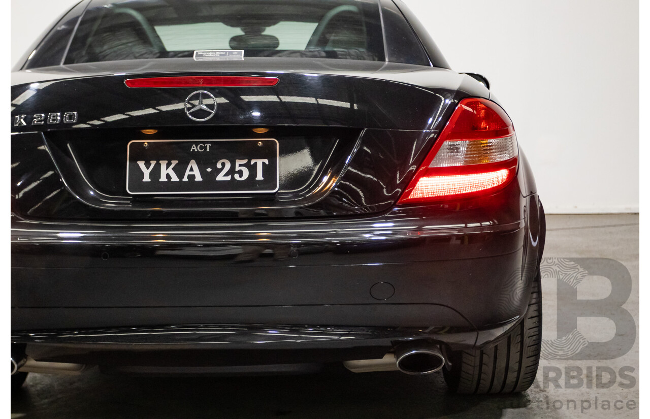 11/2006 Mercedes-Benz SLK 280 R171 2d Convertible Obsidian Black 3.0L