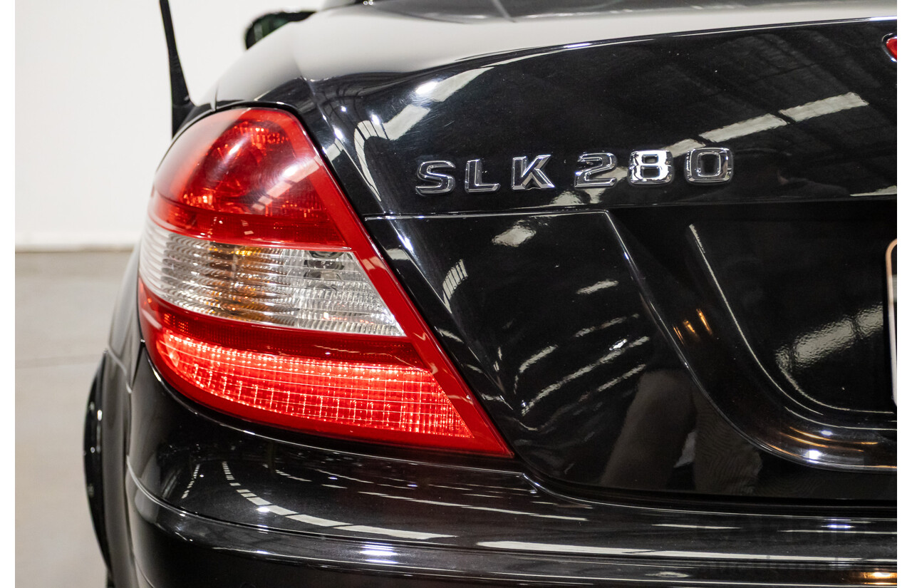 11/2006 Mercedes-Benz SLK 280 R171 2d Convertible Obsidian Black 3.0L