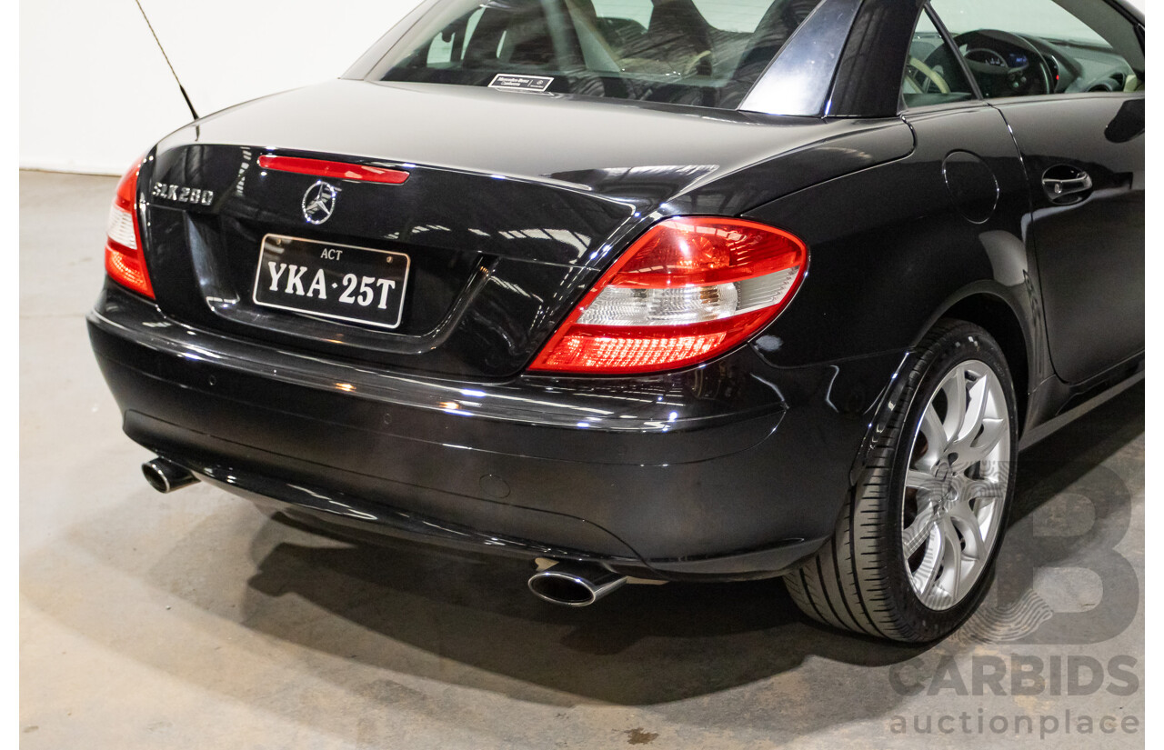 11/2006 Mercedes-Benz SLK 280 R171 2d Convertible Obsidian Black 3.0L