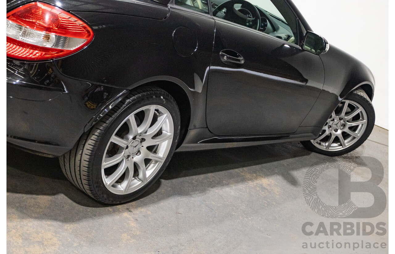 11/2006 Mercedes-Benz SLK 280 R171 2d Convertible Obsidian Black 3.0L