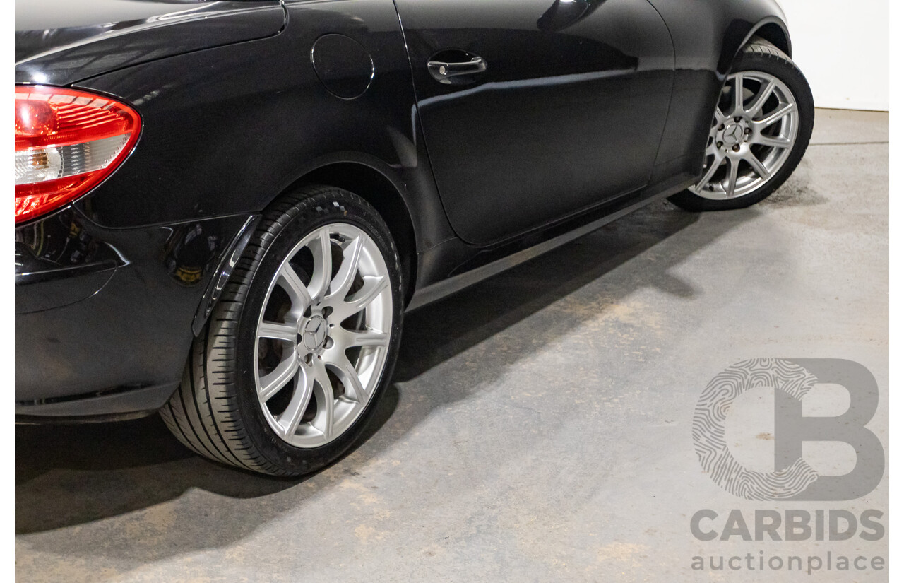 11/2006 Mercedes-Benz SLK 280 R171 2d Convertible Obsidian Black 3.0L
