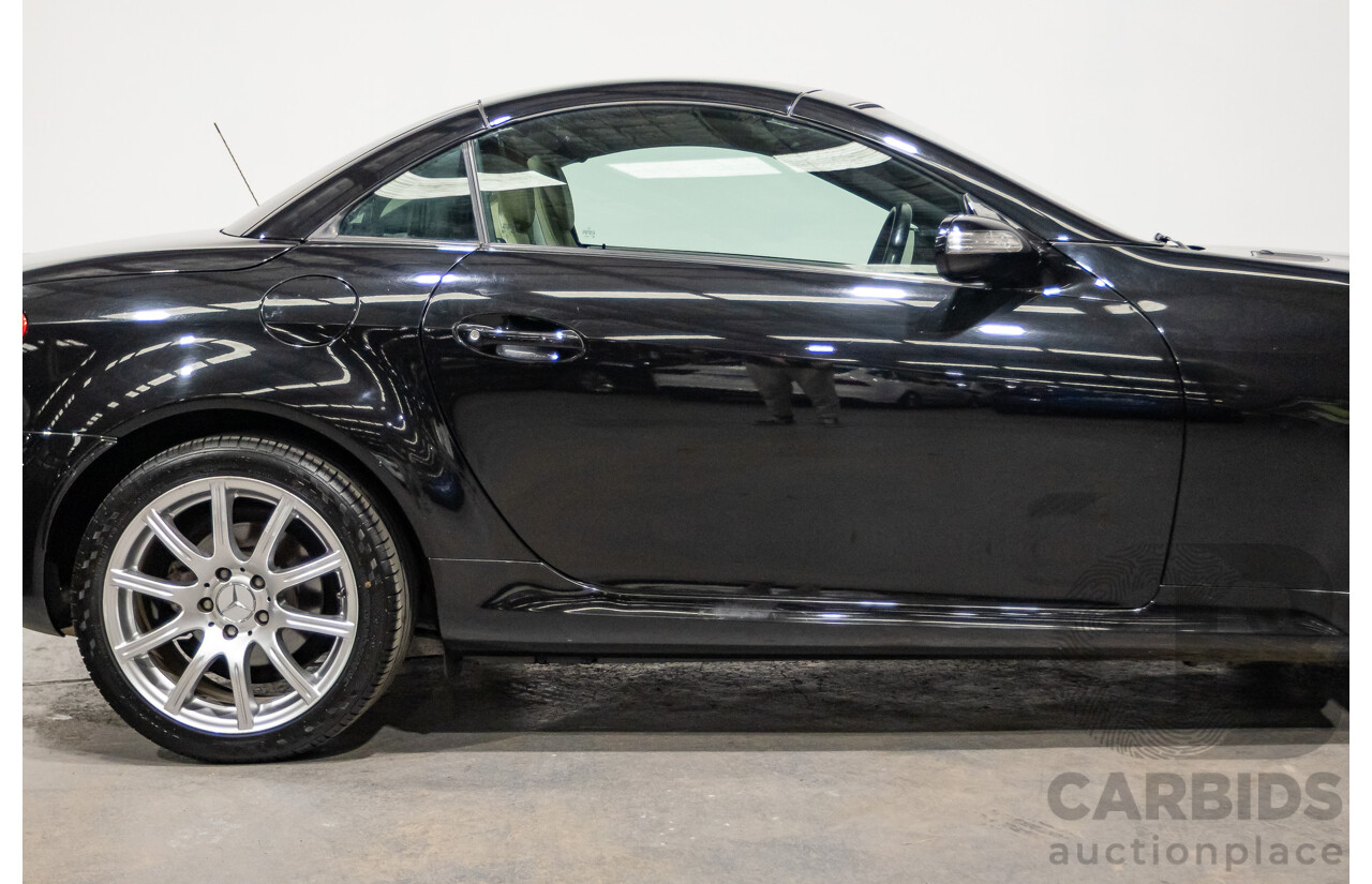 11/2006 Mercedes-Benz SLK 280 R171 2d Convertible Obsidian Black 3.0L