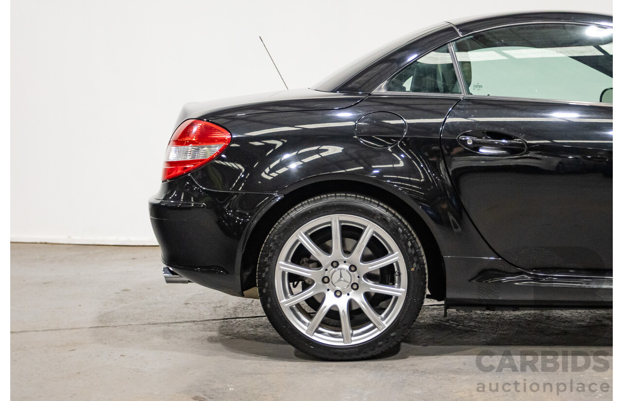 11/2006 Mercedes-Benz SLK 280 R171 2d Convertible Obsidian Black 3.0L