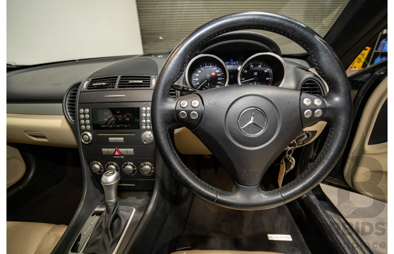 11/2006 Mercedes-Benz SLK 280 R171 2d Convertible Obsidian Black 3.0L