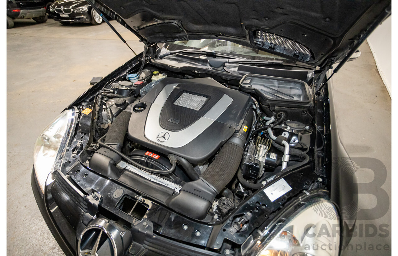 11/2006 Mercedes-Benz SLK 280 R171 2d Convertible Obsidian Black 3.0L