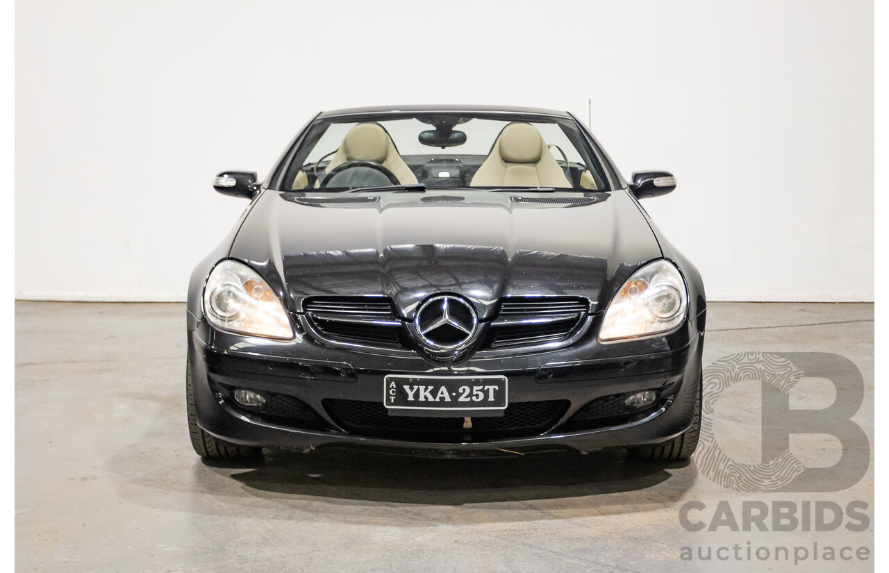 11/2006 Mercedes-Benz SLK 280 R171 2d Convertible Obsidian Black 3.0L