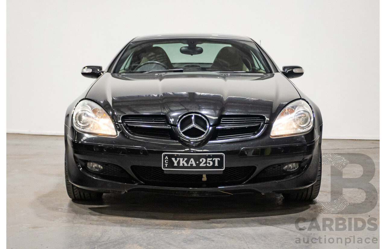 11/2006 Mercedes-Benz SLK 280 R171 2d Convertible Obsidian Black 3.0L