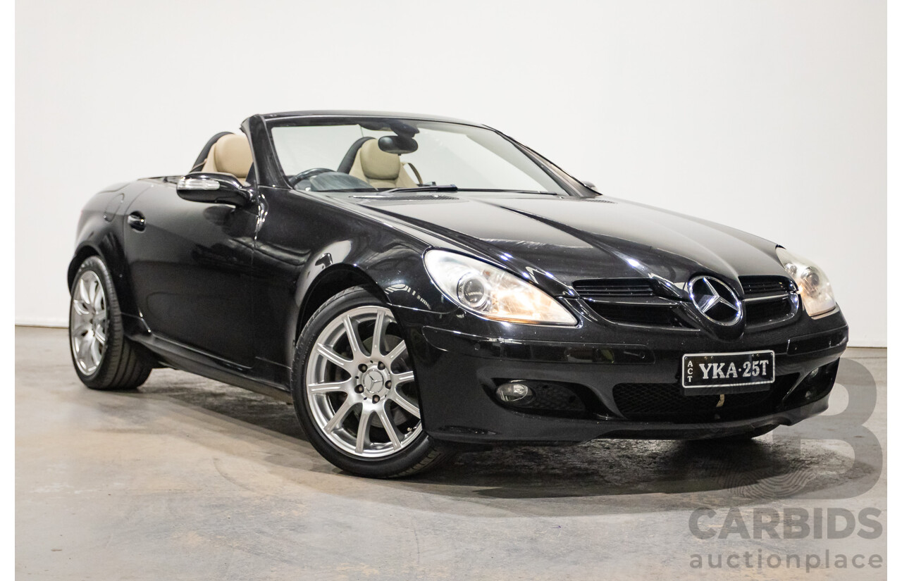 11/2006 Mercedes-Benz SLK 280 R171 2d Convertible Obsidian Black 3.0L