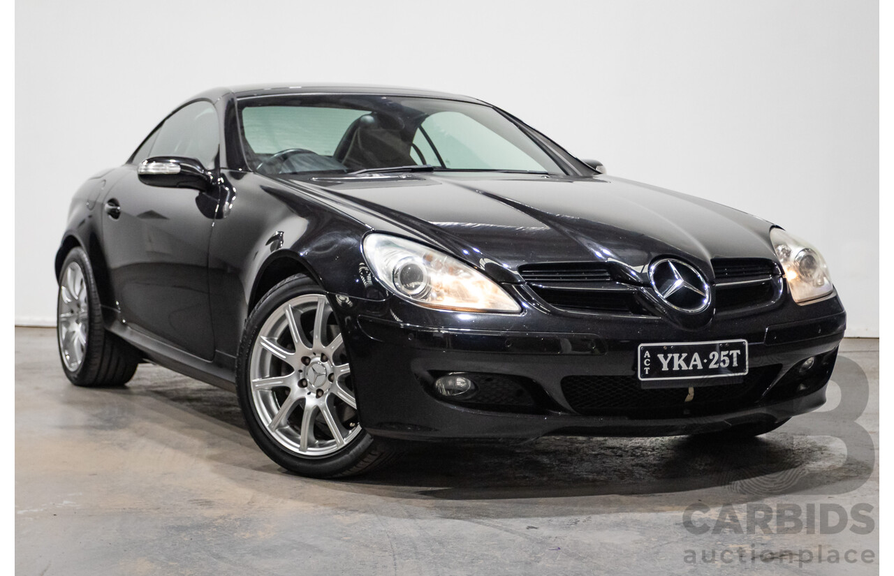 11/2006 Mercedes-Benz SLK 280 R171 2d Convertible Obsidian Black 3.0L