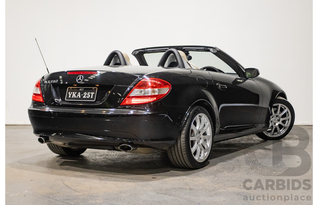 11/2006 Mercedes-Benz SLK 280 R171 2d Convertible Obsidian Black 3.0L