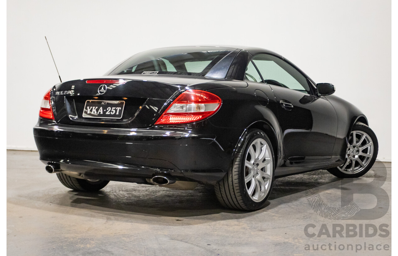 11/2006 Mercedes-Benz SLK 280 R171 2d Convertible Obsidian Black 3.0L