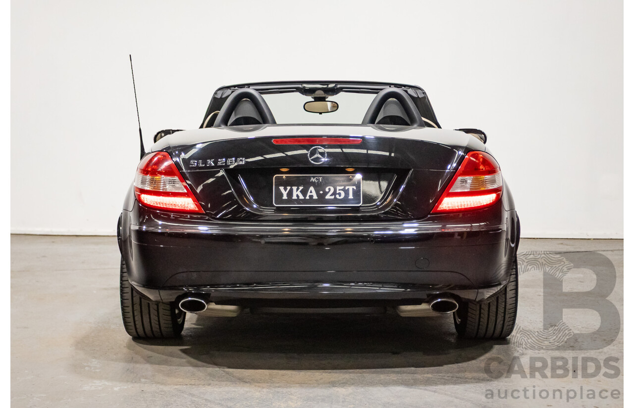 11/2006 Mercedes-Benz SLK 280 R171 2d Convertible Obsidian Black 3.0L