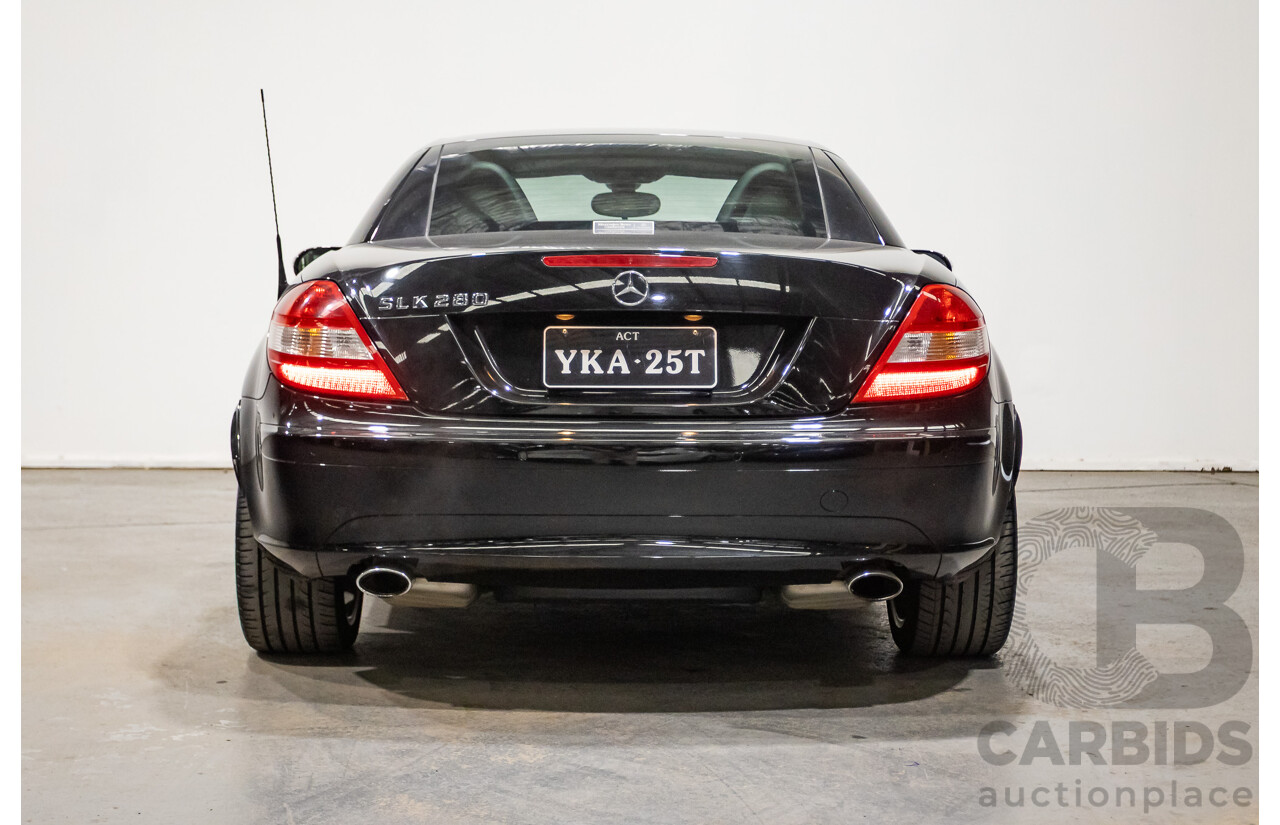 11/2006 Mercedes-Benz SLK 280 R171 2d Convertible Obsidian Black 3.0L
