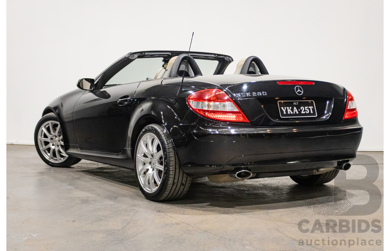 11/2006 Mercedes-Benz SLK 280 R171 2d Convertible Obsidian Black 3.0L