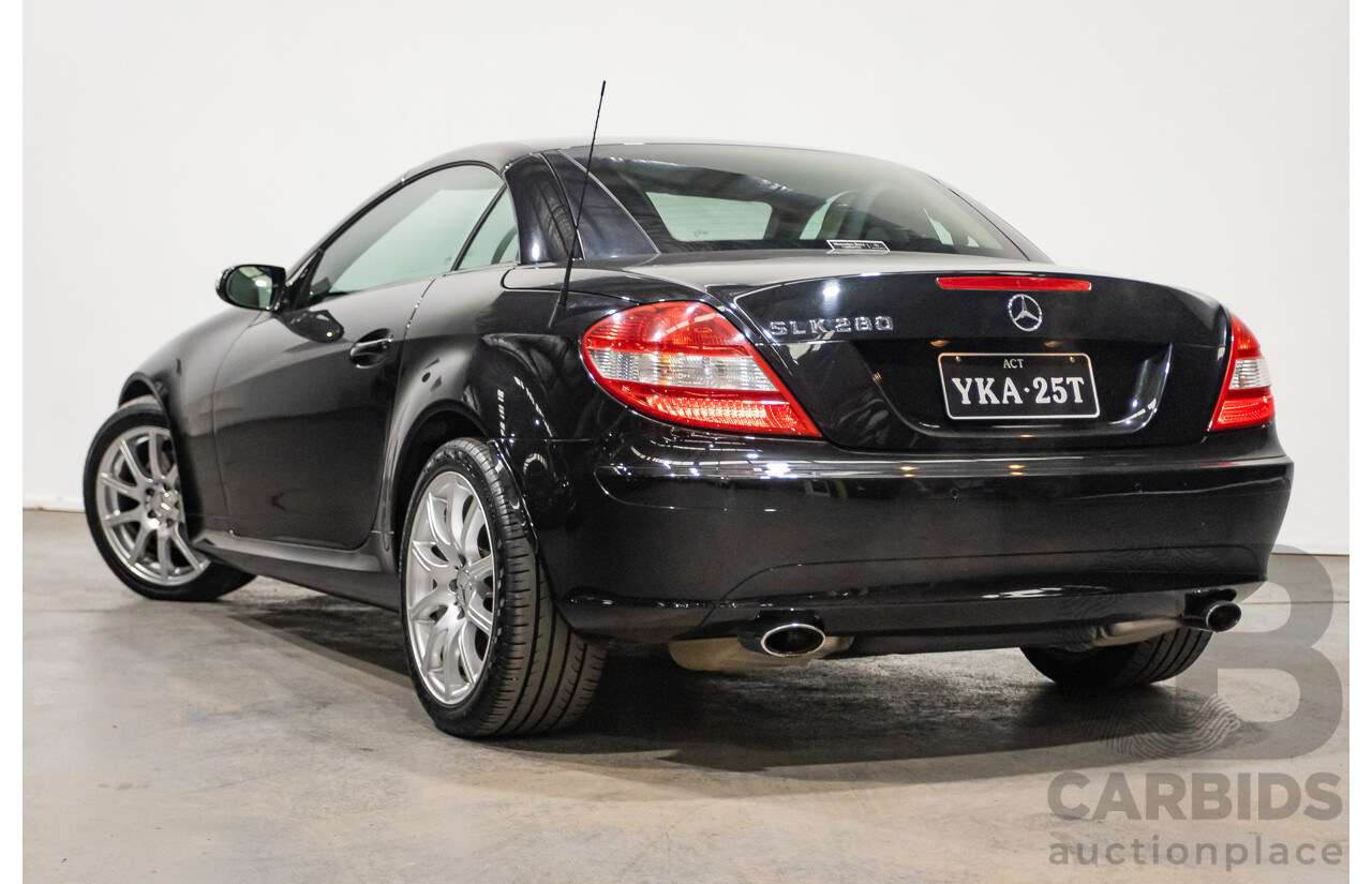 11/2006 Mercedes-Benz SLK 280 R171 2d Convertible Obsidian Black 3.0L