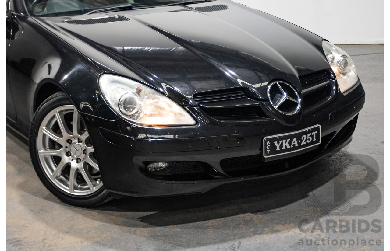 11/2006 Mercedes-Benz SLK 280 R171 2d Convertible Obsidian Black 3.0L