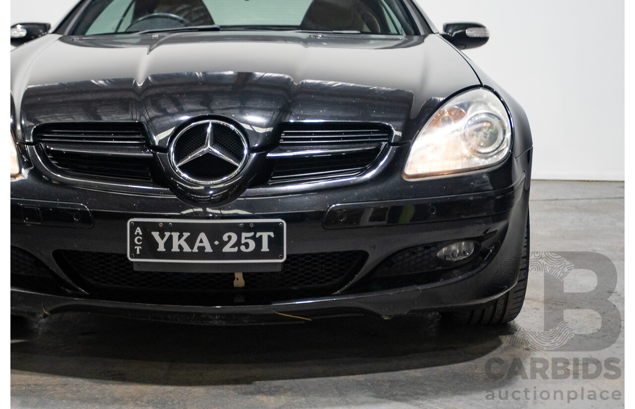 11/2006 Mercedes-Benz SLK 280 R171 2d Convertible Obsidian Black 3.0L