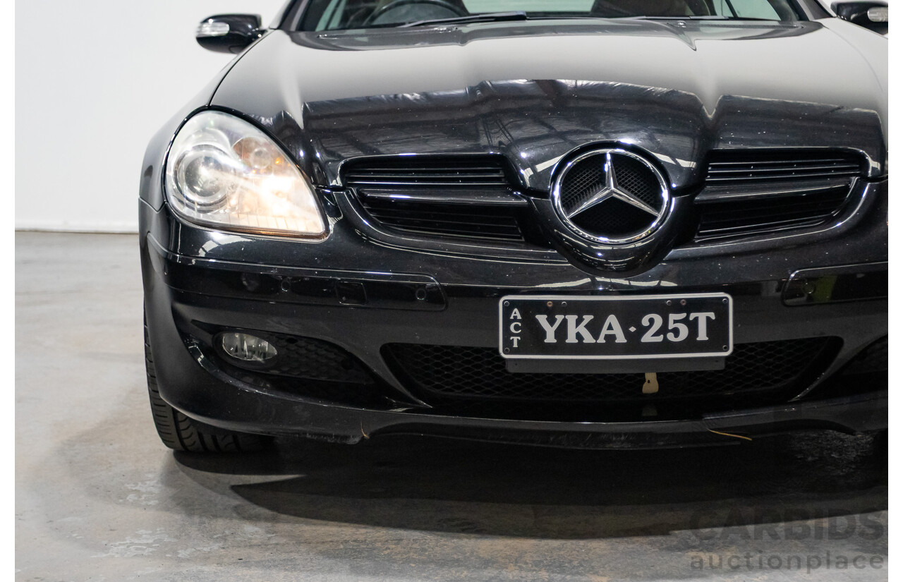 11/2006 Mercedes-Benz SLK 280 R171 2d Convertible Obsidian Black 3.0L