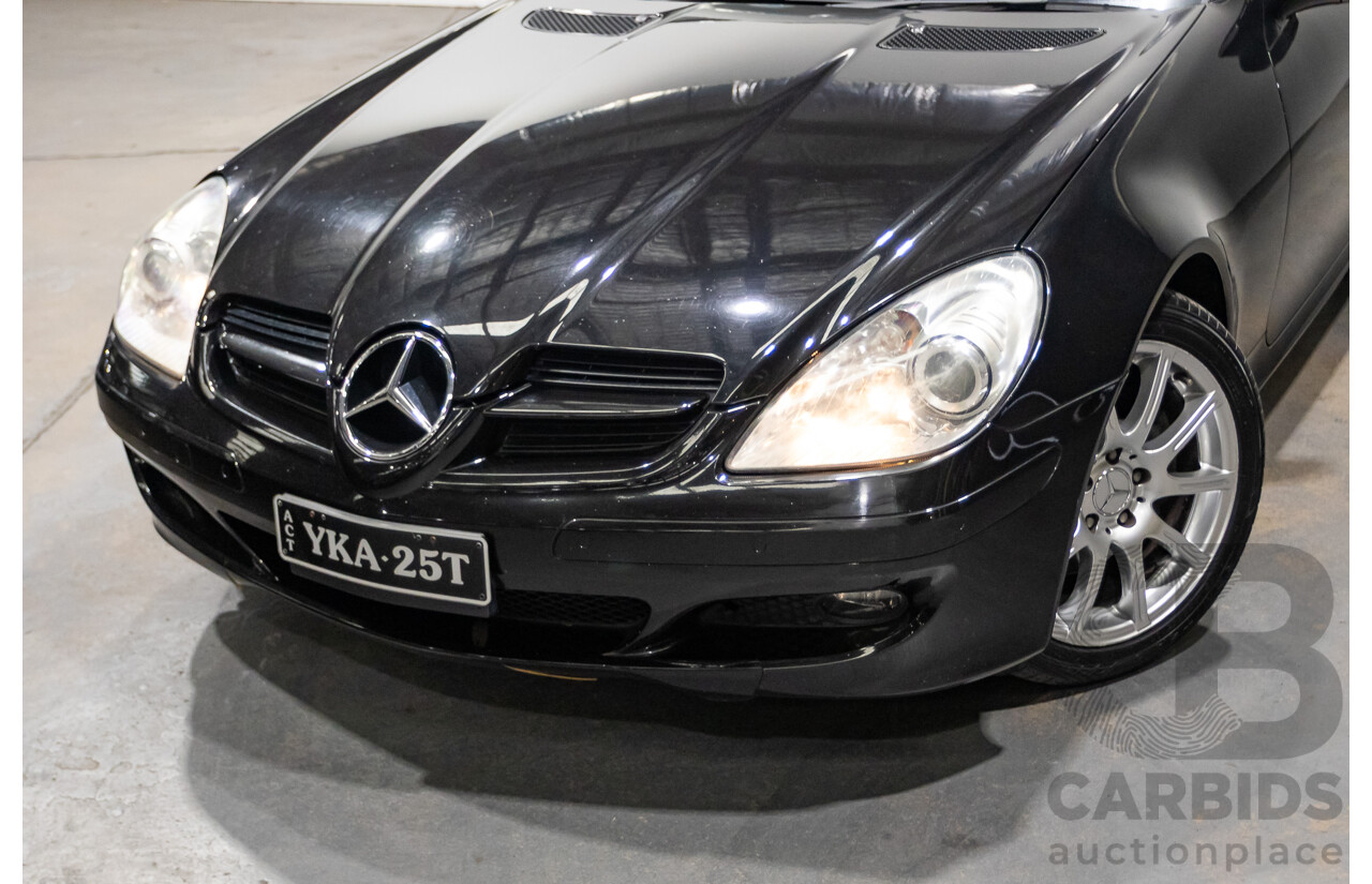 11/2006 Mercedes-Benz SLK 280 R171 2d Convertible Obsidian Black 3.0L