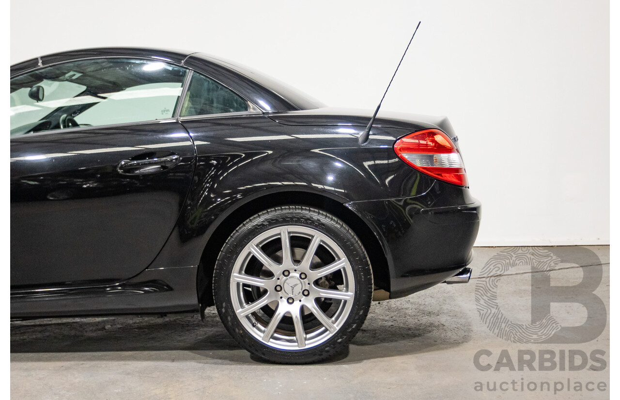 11/2006 Mercedes-Benz SLK 280 R171 2d Convertible Obsidian Black 3.0L