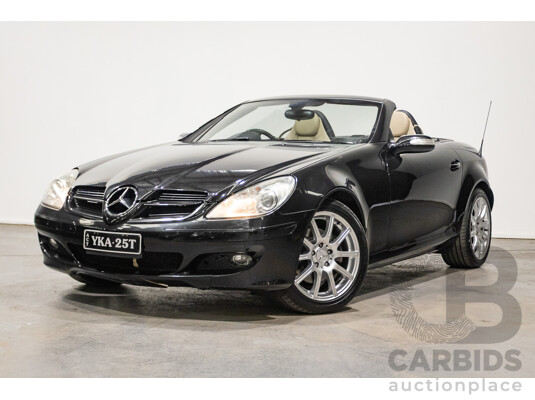 11/2006 Mercedes-Benz SLK 280 R171 2d Convertible Obsidian Black 3.0L