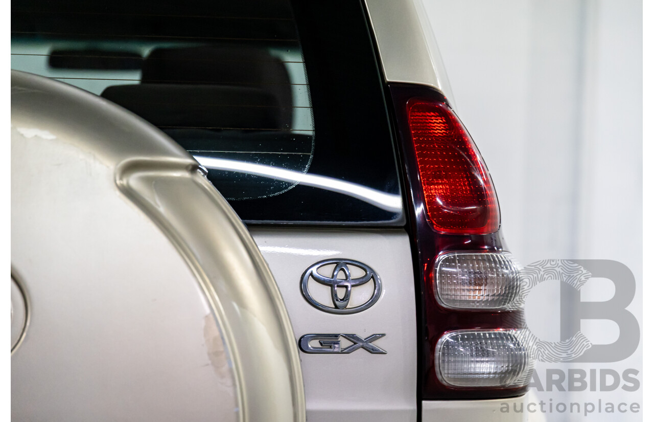 2/2007 Toyota Landcruiser Prado GX (4x4) KDJ120R 07 Upgrade 4d Wagon Dune Metallic Turbo Diesel 3.0L