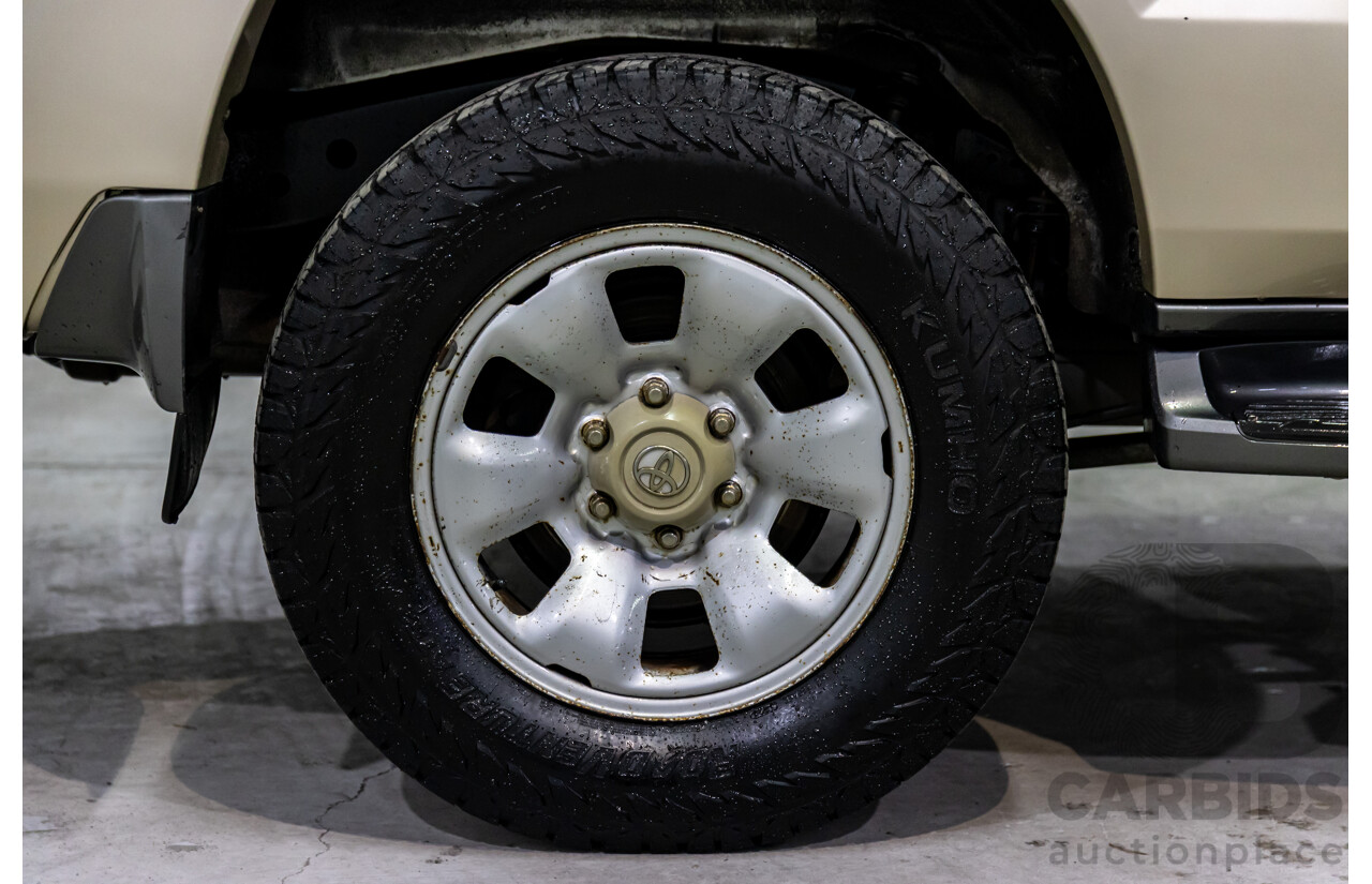 2/2007 Toyota Landcruiser Prado GX (4x4) KDJ120R 07 Upgrade 4d Wagon Dune Metallic Turbo Diesel 3.0L