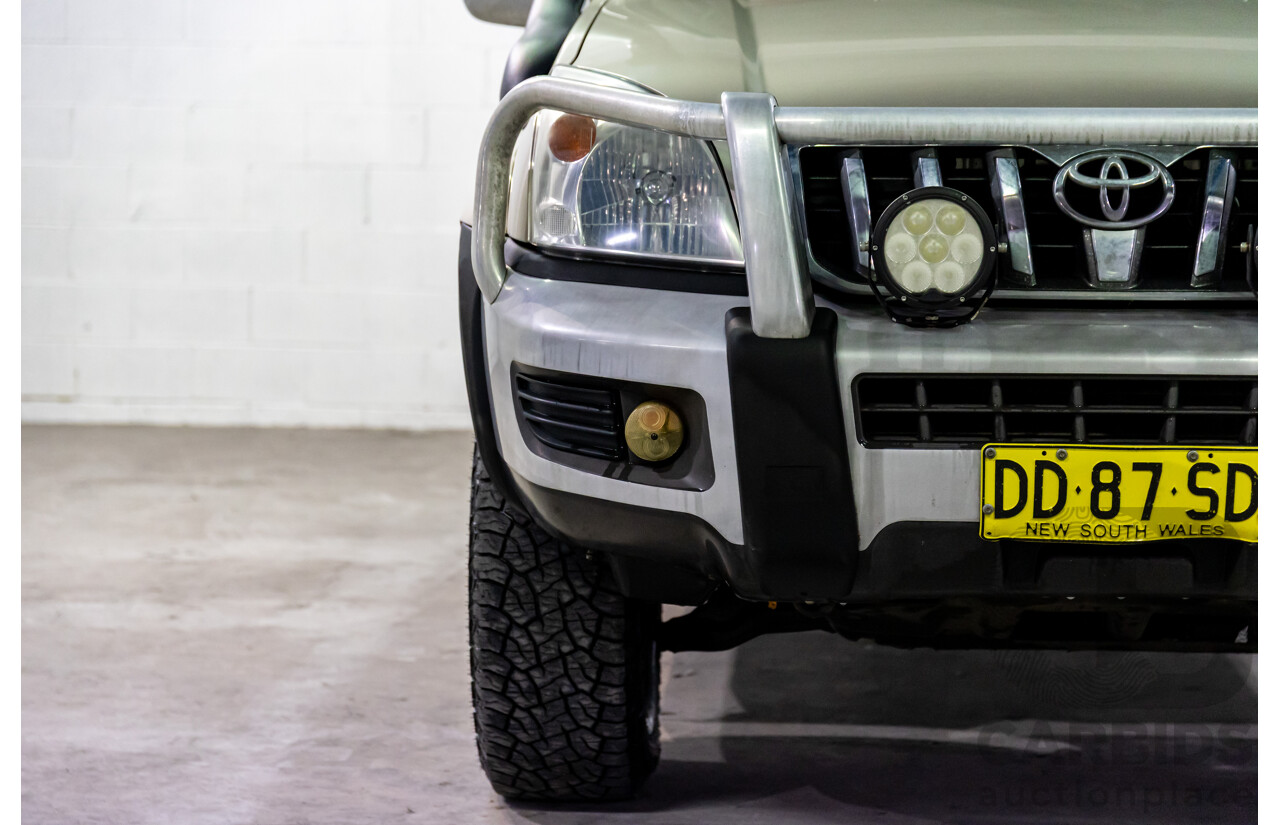 2/2007 Toyota Landcruiser Prado GX (4x4) KDJ120R 07 Upgrade 4d Wagon Dune Metallic Turbo Diesel 3.0L