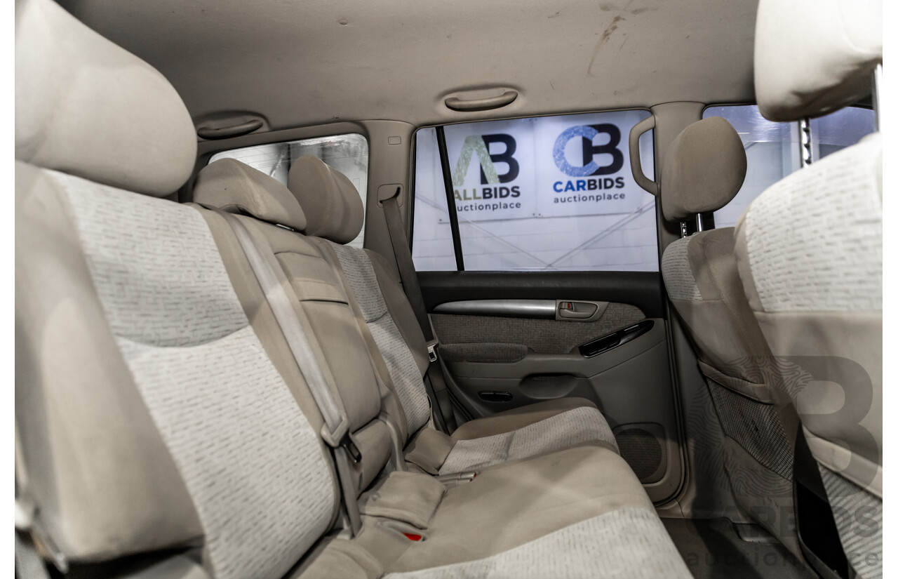 2/2007 Toyota Landcruiser Prado GX (4x4) KDJ120R 07 Upgrade 4d Wagon Dune Metallic Turbo Diesel 3.0L