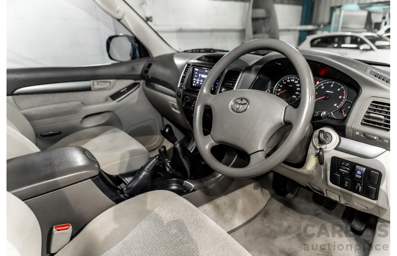 2/2007 Toyota Landcruiser Prado GX (4x4) KDJ120R 07 Upgrade 4d Wagon Dune Metallic Turbo Diesel 3.0L