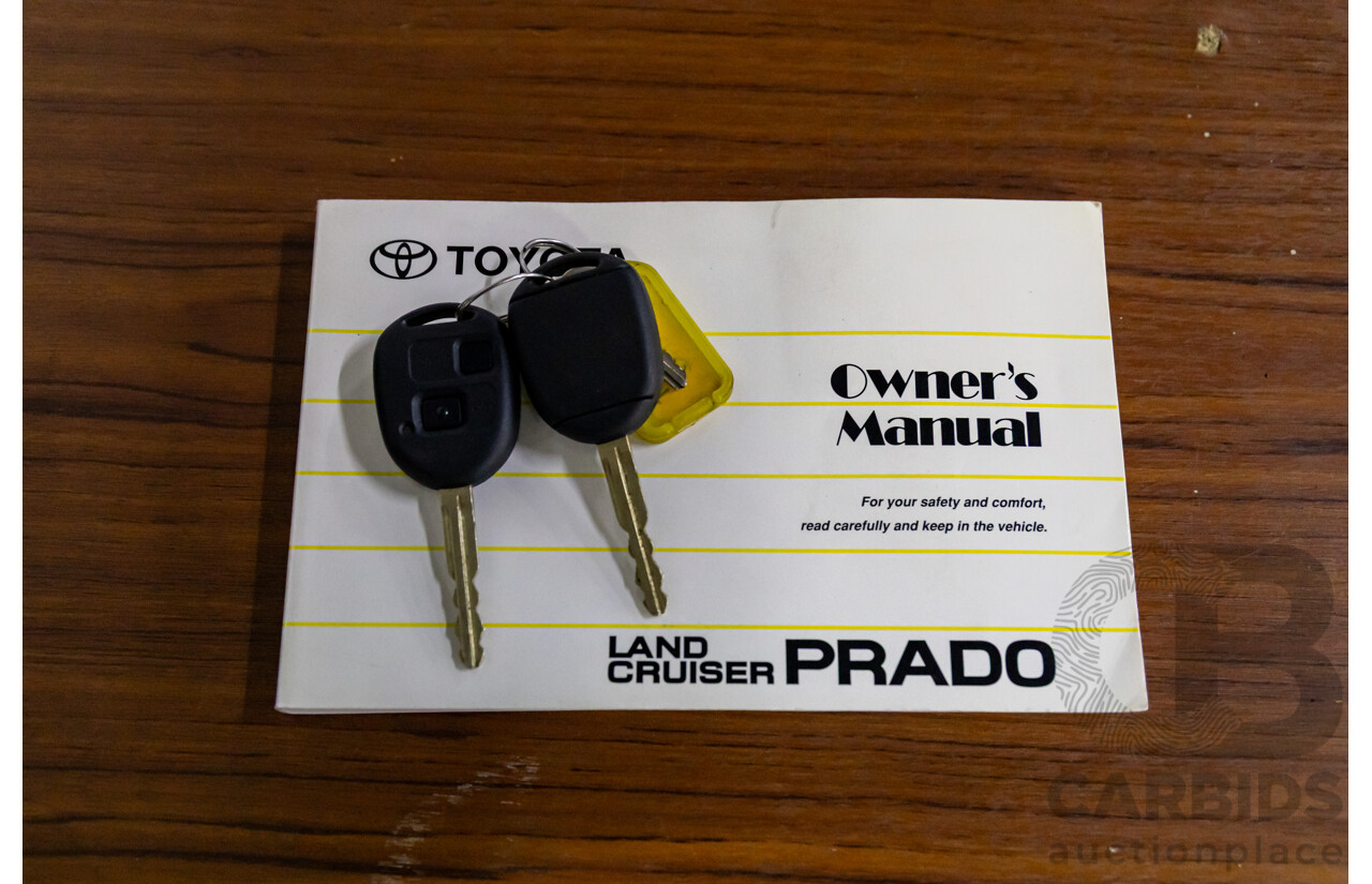 2/2007 Toyota Landcruiser Prado GX (4x4) KDJ120R 07 Upgrade 4d Wagon Dune Metallic Turbo Diesel 3.0L