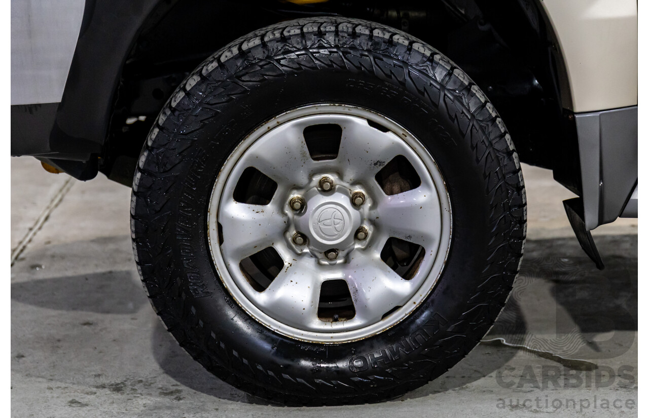 2/2007 Toyota Landcruiser Prado GX (4x4) KDJ120R 07 Upgrade 4d Wagon Dune Metallic Turbo Diesel 3.0L