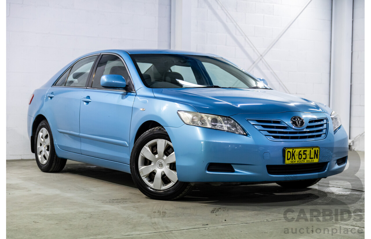 5/2007 Toyota Camry Altise ACV40R 4d Sedan Carribean Blue Metallic 2.4L
