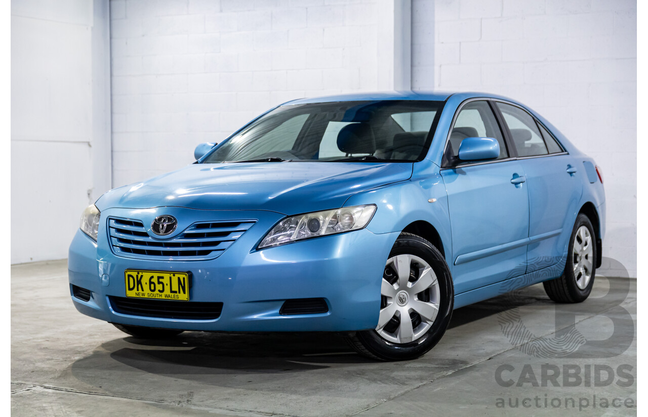 5/2007 Toyota Camry Altise ACV40R 4d Sedan Carribean Blue Metallic 2.4L