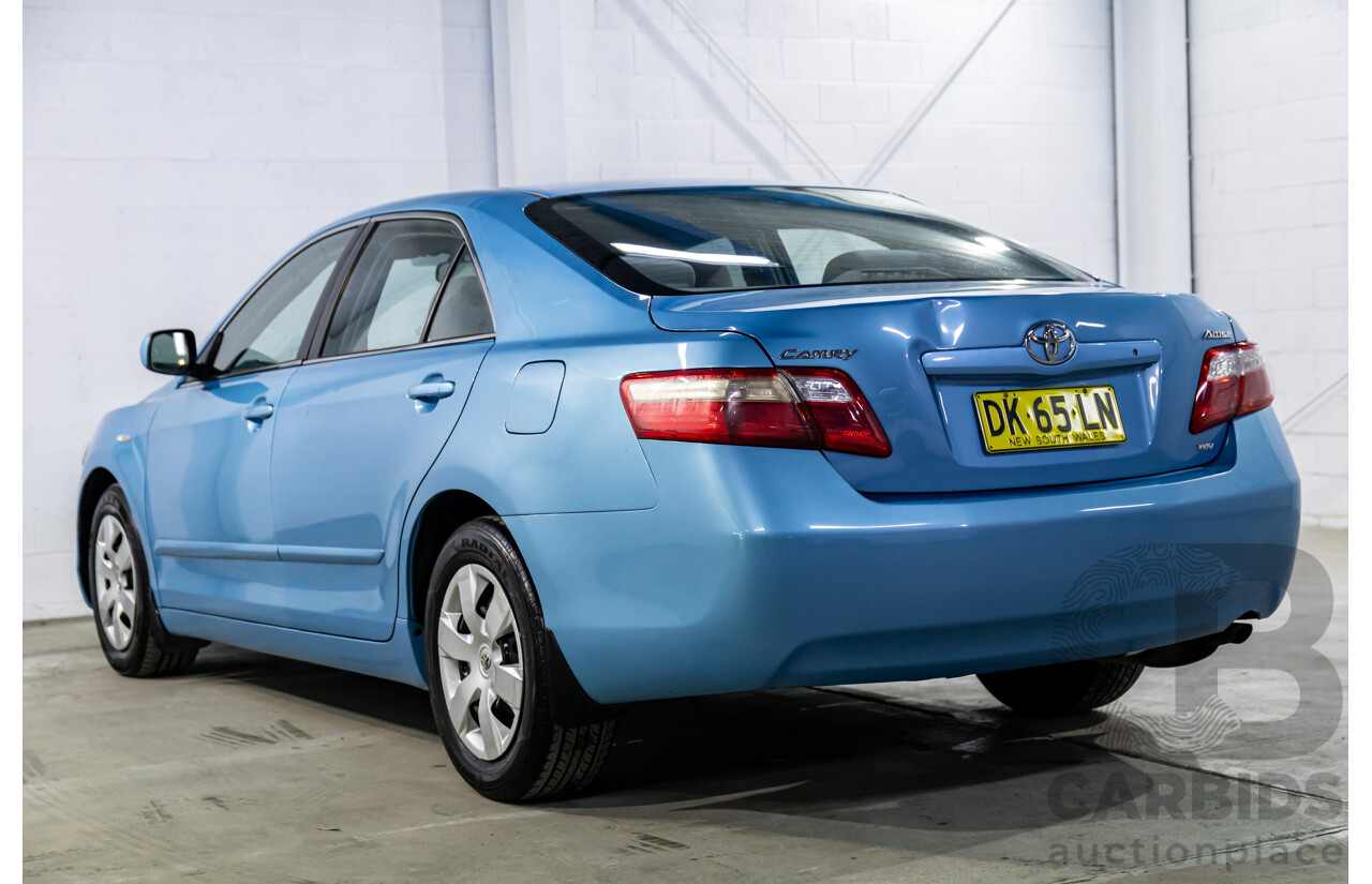 5/2007 Toyota Camry Altise ACV40R 4d Sedan Carribean Blue Metallic 2.4L